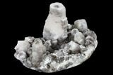Hexagonal, Columnar Calcite Crystal Cluster - Fluorescent! #115493-2